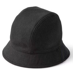 Lands End Womens Cloche Winter Hat Sz S-M CashTouch 20s Style Bucket Warm Lining